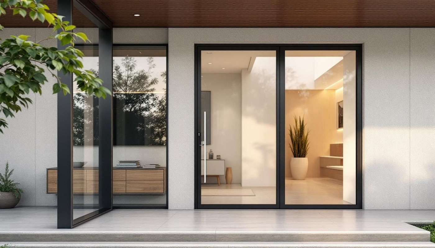 Guide complet pour choisir une porte d'entrée en aluminium personnalisable