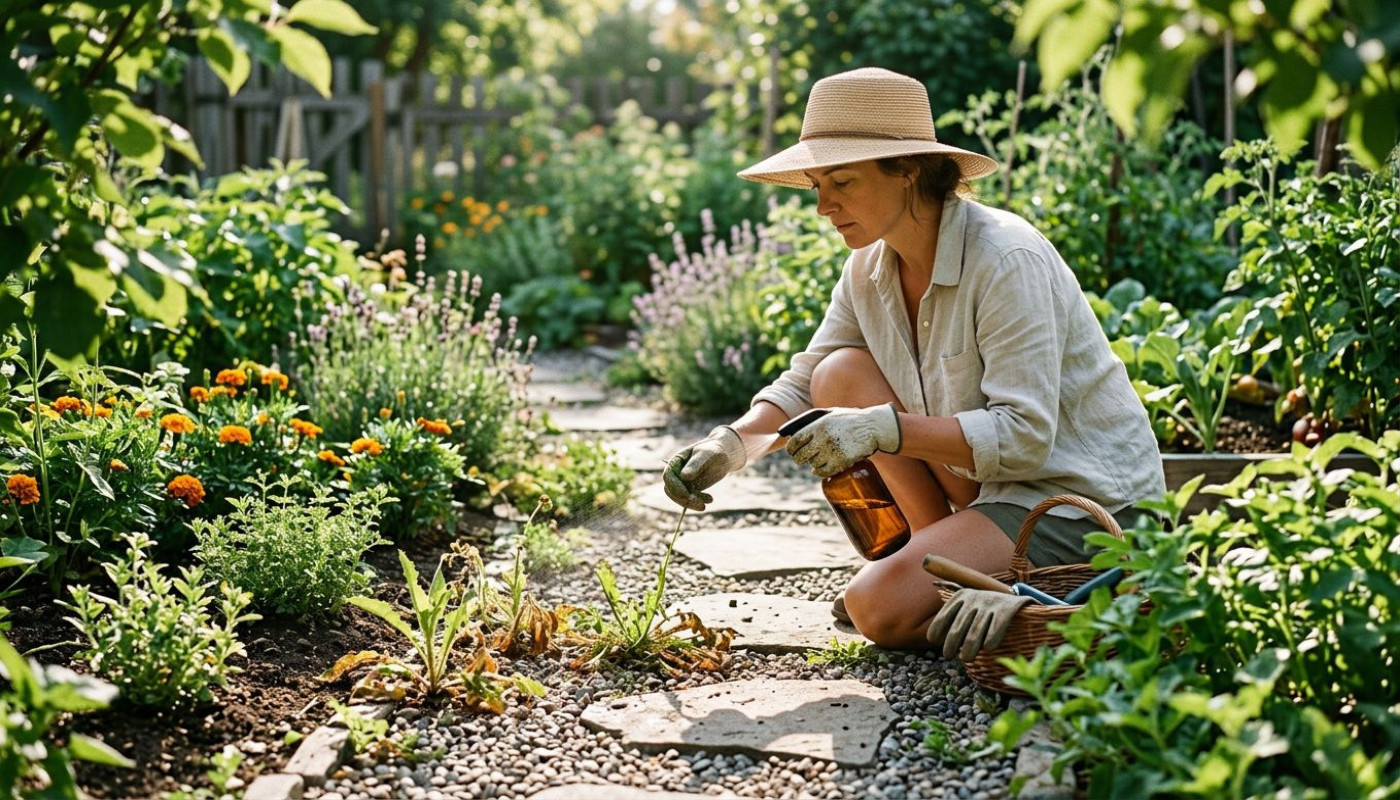 Impact écologique du désherbage au vinaigre : avantages et inconvénients